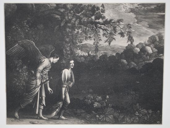 HENDRIK GOUDT Tobias and the Angel.